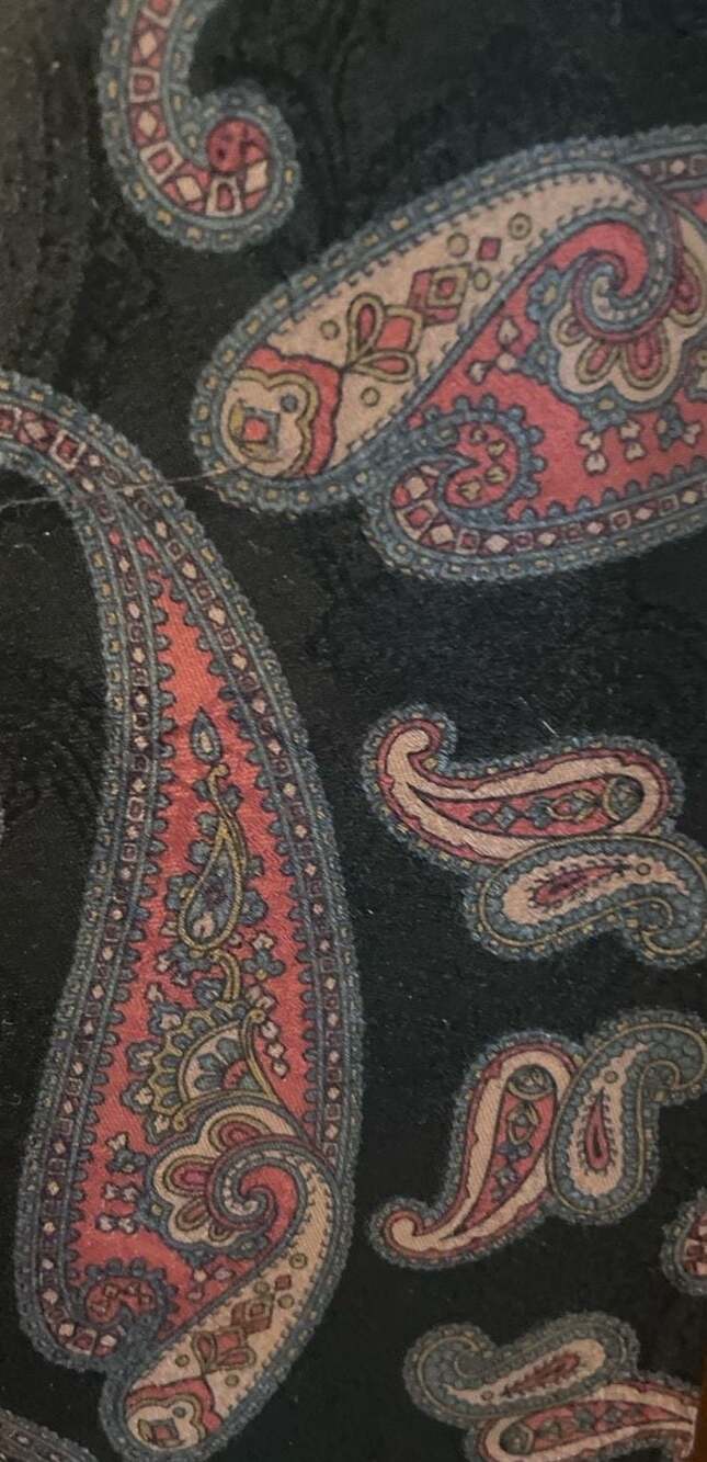 Vintage Robert Talbott for Varsity Men's Wear Paisley Silk Tie
